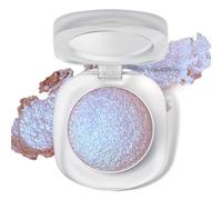 BelleFlair Glitter Eyeshadow Palette with Holographic Duochrome Eye Shadows, Long Lasting Metallic Shimmer Highlighter, Creamy Sparkling Color Shift Facial Illuminator for Mermaid Makeup