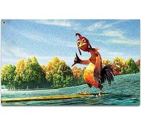 BelleJunge Chicken flag 3x5 ft chicken joe tapestry funny wall flag banner for college dorm room meme flags guys girls man cave decor