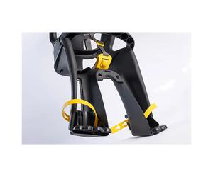Bellelli Tatoo Plus Front Child Bike Seat Black Max 15 kg Boy Max 15 kg Black / Yellow