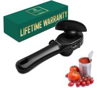 Bellemain- Safe Cut Stainless Steel Ergonomic Can Opener, Manual | Smooth Edge Stainless Steel Can Opener Perfect for Home Chefs and Restauraunts