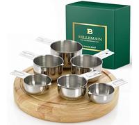 Bellemain Stainless Steel Measuring Cup Set, 6 Piece