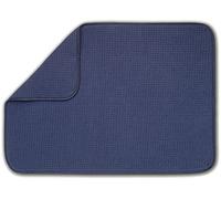 Bellemain XXL Dish Mat Microfiber Dish Drying Mat, Super absorbent (16" x 18", Navy)