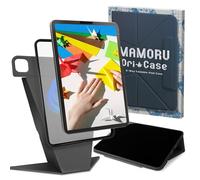 BELLEMOND iPad Pro 11" Case M5 2025 / M4 2024 | Origami Folio Stand | 6-Mode Foldable, Magnetic Detachable Cover | MAMORU Ori Case | Black & Grey