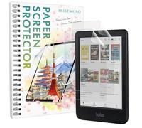 BELLEMOND Kent Paper Screen Protector for Kobo Clara Color/BW 6", 2 Pack | Made in Japan, Smooth Kent paper surface, Reduced pencil tip wear, Ideal for sketching, writing and note-taking