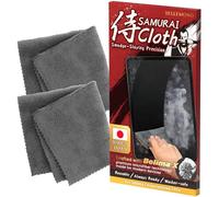 BELLEMOND「Samurai Cloth」Japanese Microfiber Cleaning Cloth | Washable, Reusable, Lint Free Cloth for Phones, Laptops, Camera Lenses, Screens & Electronics | Made in Japan | Medium | 2 Pack