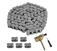 Belleone #35 Roller Chain, 3 Feet 35 Chain with 5 Master Links, Chain Breaker- Carbon Steel Chain for Mini Bike, Go Kart, Motorcycle, Scooter, Bicycle, Home and Industrial Machinery - 96 Links