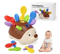 BelleStyle Baby Sensory Montessori Toys for 18 Months, Hedgehog Fine Motor Skills Toys Sorting Game Development Activity Toys Educational Learning Travel Toys for Toddlers Boys Girls 2 3 Years Old