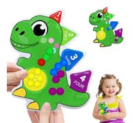 BelleStyle Colour Sorting Toys for Toddlers, Dinosaur Sensory Fidget Toys for Autism, Colour Match Fine Motor Skills Games for Boys Girls, Early Educational Montessori Toys for Kids 3 4 5 6 Years Old