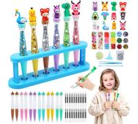 BelleStyle DIY Pen Making Kit, Pen Creator Studio with 72 Accessories, Colouring Personalised Pen Making Kit for Kids, Glitter Pens Marker Set Creative Arts & Crafts Gifts for Girls Boys Ages 6-12
