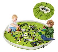 BelleStyle Toy Storage Bag and Kids Play Mat Toys Organizer,Cotton Canvas Portable Large Size Easy Tidy Play & Storage Bag - Children's Toys