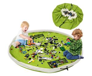 BelleStyle Toy Storage Bag and Kids Play Mat Toys Organizer,Cotton Canvas Portable Large Size Easy Tidy Play & Storage Bag - Children's Toys