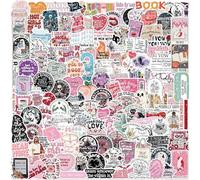 BelleVive 150 Piece Holographic Love Book Stickers for Kindle, Laptops, Water Bottles, Journals; Pink, Vinyl, Elegant, Romance, Indoor Use