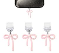 BelleVive 3-Pack Charms for Phone and Kindle, Dust Protection Plug Charm Compatible with Kindle with Type-C Charging Port, Gift for Men and Women, Accessory for iPhone 16/15