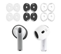 BelleVive 6 Pairs Ear Tips for AirPods 4, Non-Slip Ear Tips, Accessories, Sports, Ultra-Thin, Slim, Soft Silicone Ear Tips, Gel Cover for Earphones, Compatible with AirPods 4