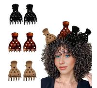 BelleVive 6 Pieces Hair Volume Clips, Root Clips for Curly, Fine, Colored, Natural, Dry Hair, Claw Clips for Thick Hair, Root Lifter for Bouncy Curls, 6 Count (Pack of 1), Unisex, Adult