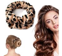 BelleVive Heatless Curling Scrunchie for Women, No Heat Curls, Silk Hair Tie, Silk Ponytail Holder, Curling Scrunchies, Heatless Hairband, Soft Sleep Scrunchie