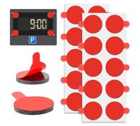 BelleVive Pack of 20 Double-Sided Replacement Adhesive Pads Compatible with Needit Park Lite Parking Disc, Double-Sided Adhesive Pads, Extra Strong Parking Meter Adhesive Pad Set for Windscreen