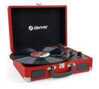 BelleVue Denver Record Player - Red