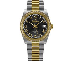 Bellevue Women's Quartz Analogue Watch with Stainless Steel Strap I.11, Black/White, 35MM