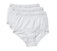 BELLEZZA BABE Women's Victoria Full Brief Cotton Comfort Underwear, Pink/White/Mint (UK, Alpha, XL, Regular, Regular, 3, White)