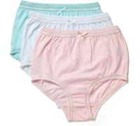 BELLEZZA BABE Women's Victoria Full Brief Cotton Underwear, Pack of 3, Pink/White/Mint (UK, Alpha, XL, Regular, Regular, 3, MIX PACK)
