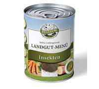 Bellfor Landgut-Menu Estate Menu Premium Quality Healthy Balanced Hypoallergenic High Protein Wet Dog Food with Fresh Insects Meat and Natural Ingredients Grain-Free 800 g