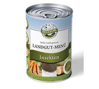 Bellfor Landgut-Menu Estate Menu Premium Quality Healthy Balanced Hypoallergenic High Protein Wet Dog Food with Fresh Insects Meat and Natural Ingredients Grain-Free 400 g