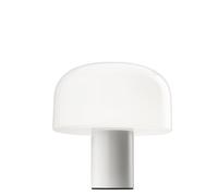 Bellhop T Table Lamp White/ Glass