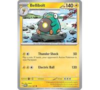 Bellibolt 074/167 Uncommon Reverse Holo Pokemon Card (SV Twilight Masquerade) + TitanCards Toploader