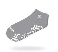 bellicon Non-Slip Socks | For Secure Grip & Comfort When Training on the Mini Trampoline | Grip & Barefoot Feel Accessories, gray, One Size