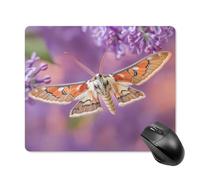 Bellied Moth Gaming Mouse Pad with Rubber Base