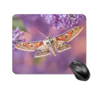 Bellied Moth Gaming Mouse Pad with Rubber Base