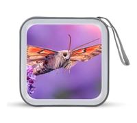 Bellied Moth Portable CD Case Storage Bag 40 Capacity CD Holder Wallet Plastic DVD Collection Bags