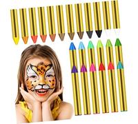 BELLIFFY 1 Box Face Painting Crayons Color Body Paint Sticks Portable and Safe for Cosplay Makeup with Vibrant Colors for Face Art