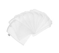 BELLIFFY 10 Pack Aquarium Filtration Bags Mesh Ceramic Rings Activated Carbon Zipper Fine Mesh Fish Tank Media Reusable