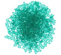 BELLIFFY 1000pcs Christmas Loose Beads Bead Crafting Material for Holiday Decorations Vibrant Colors for Garland Ornaments and Wreaths