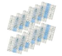 BELLIFFY 100pcs Disposable Self-adhesive Makeup Palettes Transparent PU Film Color Mixing Foundation Plates for Women Nail Art and Cosmetic Blending