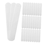 BELLIFFY 100pcs Disposable Sweat Patches for Collar Self-adhesive Shirt Protector Sweatproof Liner for Hat and Neck White