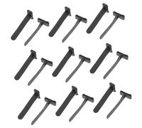 BELLIFFY 100Pcs DIY Hair Band Making Tool with Lightweight Long Head Plastic Buckles for Women and Secure Slip Headband Hoop Supplies for Creative Hair Accessory Crafting