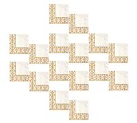 BELLIFFY 100pcs Gold Printed Paper Napkins with Good Absorbent Ability, Beautiful Golden Printing Pattern Design, Disposable Paper Napkin for Daily Use and Birthday Party