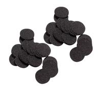 BELLIFFY 100pcs Replacement Sandpaper Discs for Electric Foot Files Fine Grit Callus Remover Pads for Dead Skin Cracked Heels and Nail Care Portable Pedicure File Refills for Home and