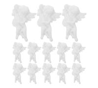 BELLIFFY 100pcs Resin Angel Pendant Miniature Figurines Flatback Christmas Embellishments Ornaments for DIY Crafts Jewery Making Christmas Cabochons Charms