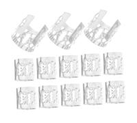 BELLIFFY 100pcs Silver Dreadlocks Hair Braid Rings Lightweight Metal with Hollow Design for Women Adjustable Hair Fasteners and Decorative Accessories for Braids Locs