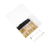BELLIFFY 1050pcs Cold Press Brass Crimp Terminal Assortment Kit with Heat Shrink Tubes Insulated Spade Wire Connectors for Automotive and Industrial Electrical Wiring Quick Connect Design