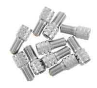 BELLIFFY 10pcs 24mm Valve Stem Extenders for Tire Inflation - Air Valve Extensions Compatible with Unicycle, Bicycle, Automobile, and Truck Tires