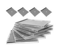 BELLIFFY 10pcs CD Case CD Cases Plastic Single Standard for DVD Easy Identification for Homes Offices
