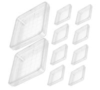 BELLIFFY 10Pcs Clear Lab Petri Dishes with Secure Lids for Plant Research Microbiology Culture Scientific Experiments School and Laboratory Use