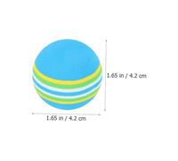 BELLIFFY 10pcs Colorful EVA Golf Training Balls for Cats Indoor Soft Pet Bulk for Interactive Play and Practice Sessions