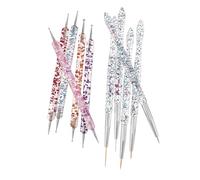 BELLIFFY 10pcs Dual Ended Nail Art Dotting Tools Precision Fingernail Drawing Brushes for Manicure Versatile Nail Art Pens for Detailed Flower Patterns and Creative Designs