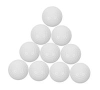 BELLIFFY 10pcs Foam Golf Practice Balls Solid Stress Relief Squeeze Balls for Indoor Outdoor Training Backyard Park Golf Equipment